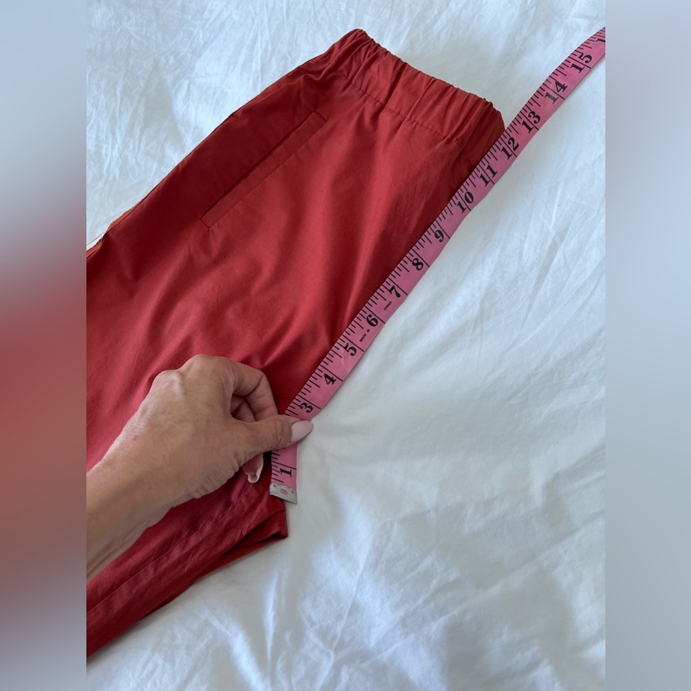 Rosso35 | Women’s SZ 42 (US S-M) Wide Leg Crop Pant | Side Stripe - Picture 6 of 9